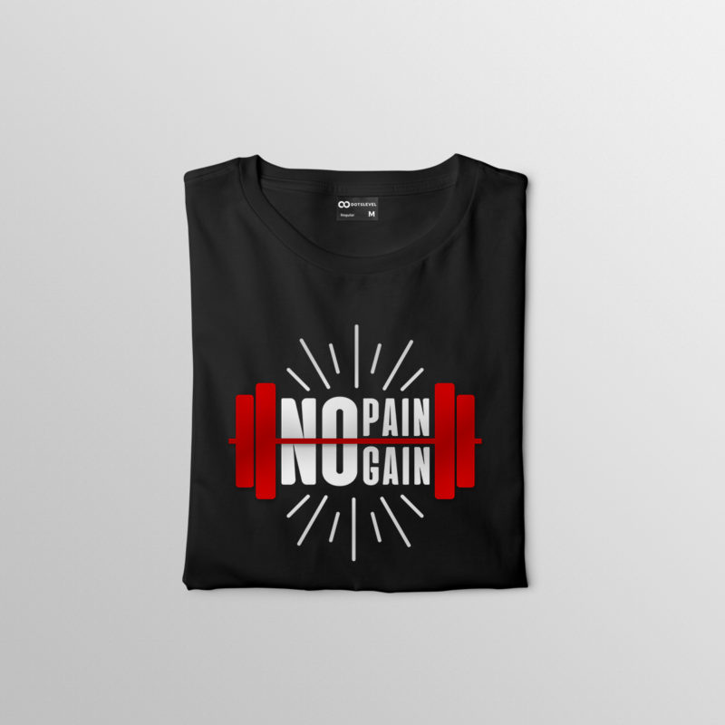 No Pain No Gain | Men T-Shirt | DOTSLEVEL®